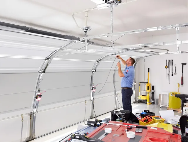 Garage door cable repair service by Laguna Niguel Garage Door Repair in Laguna Niguel