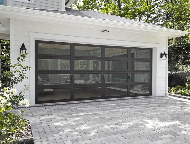 Laguna Niguel Garage Door Repair design specialist presenting custom garage door options to Laguna Niguel homeowner